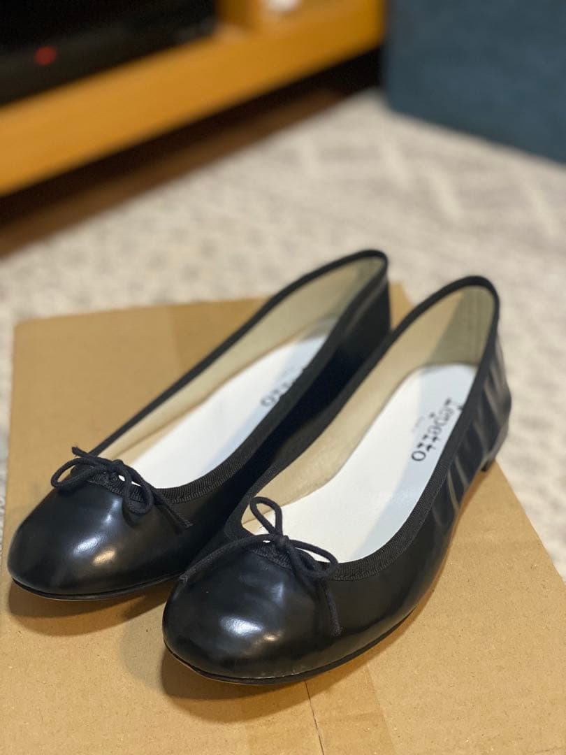 Repetto 黒 フラットシューズ 37
