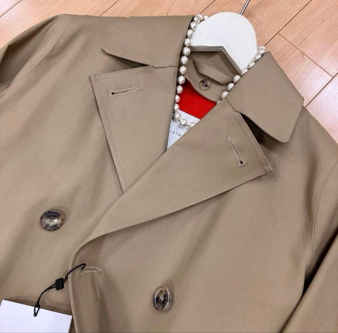 penko丸◆MACKINTOSHゴム引きトレンチコート8ウールライナー付