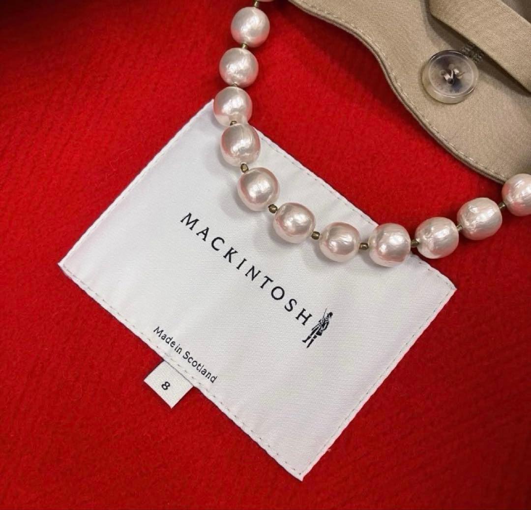 penko丸◆MACKINTOSHゴム引きトレンチコート8ウールライナー付