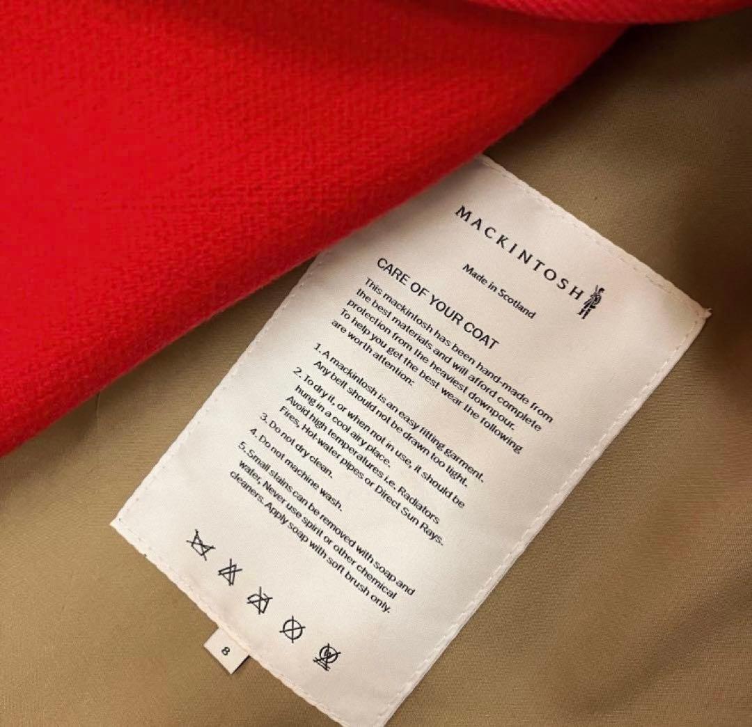 penko丸◆MACKINTOSHゴム引きトレンチコート8ウールライナー付