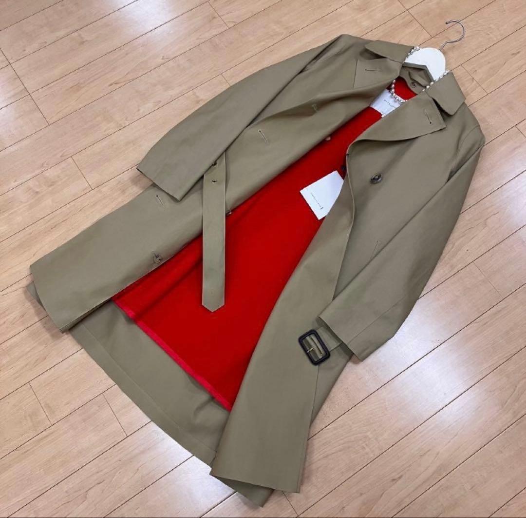 penko丸◆MACKINTOSHゴム引きトレンチコート8ウールライナー付