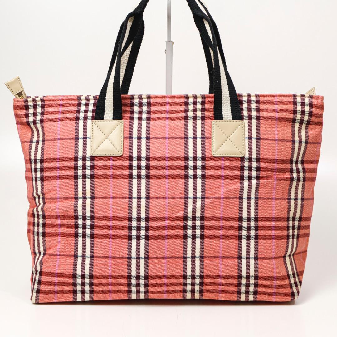 H5137-30◾️新品バーバリー　ノバチェックキャンバストートバッグ Y2K