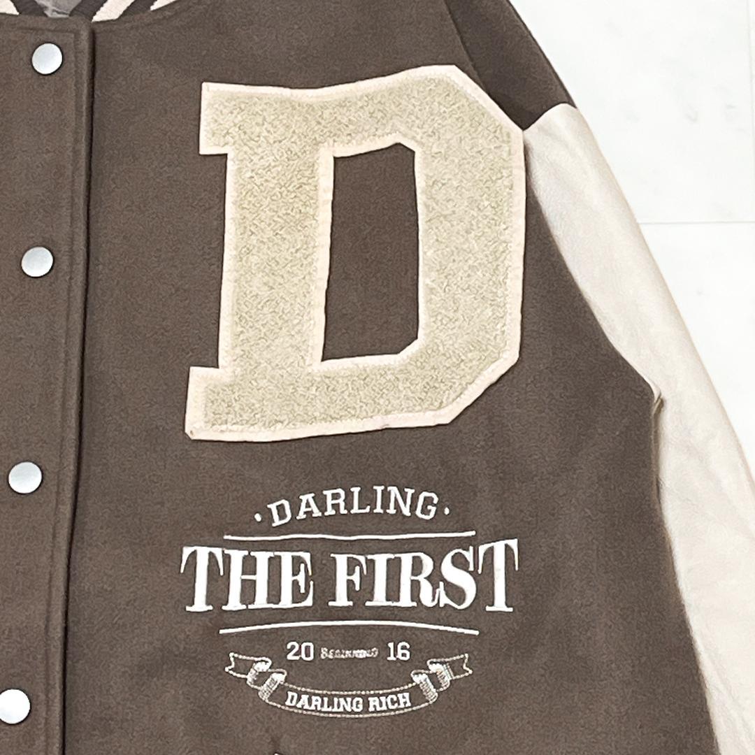 大人気！ Darich DARLINGスタジャン モカ オーバーサイズ