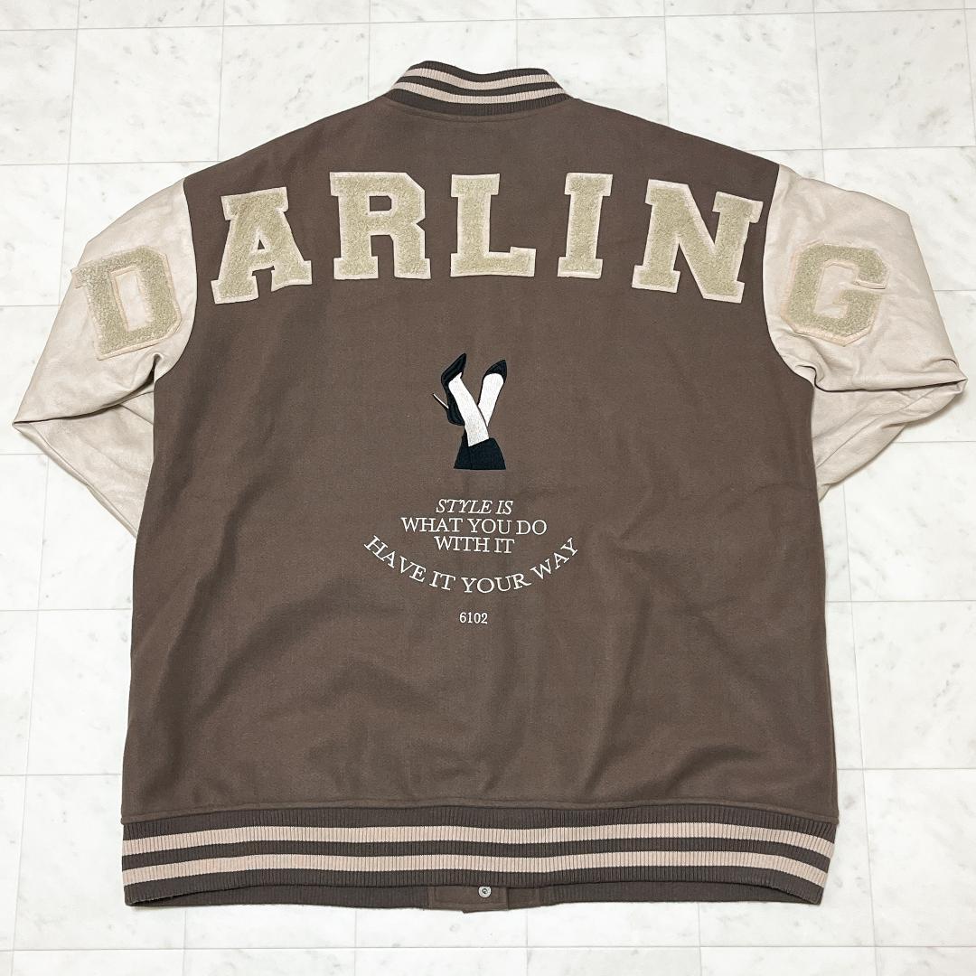 大人気！ Darich DARLINGスタジャン モカ オーバーサイズ