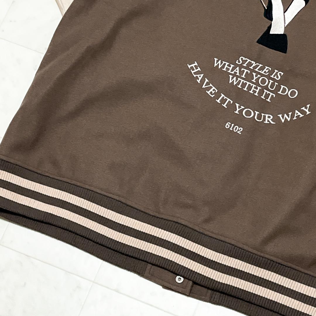 大人気！ Darich DARLINGスタジャン モカ オーバーサイズ