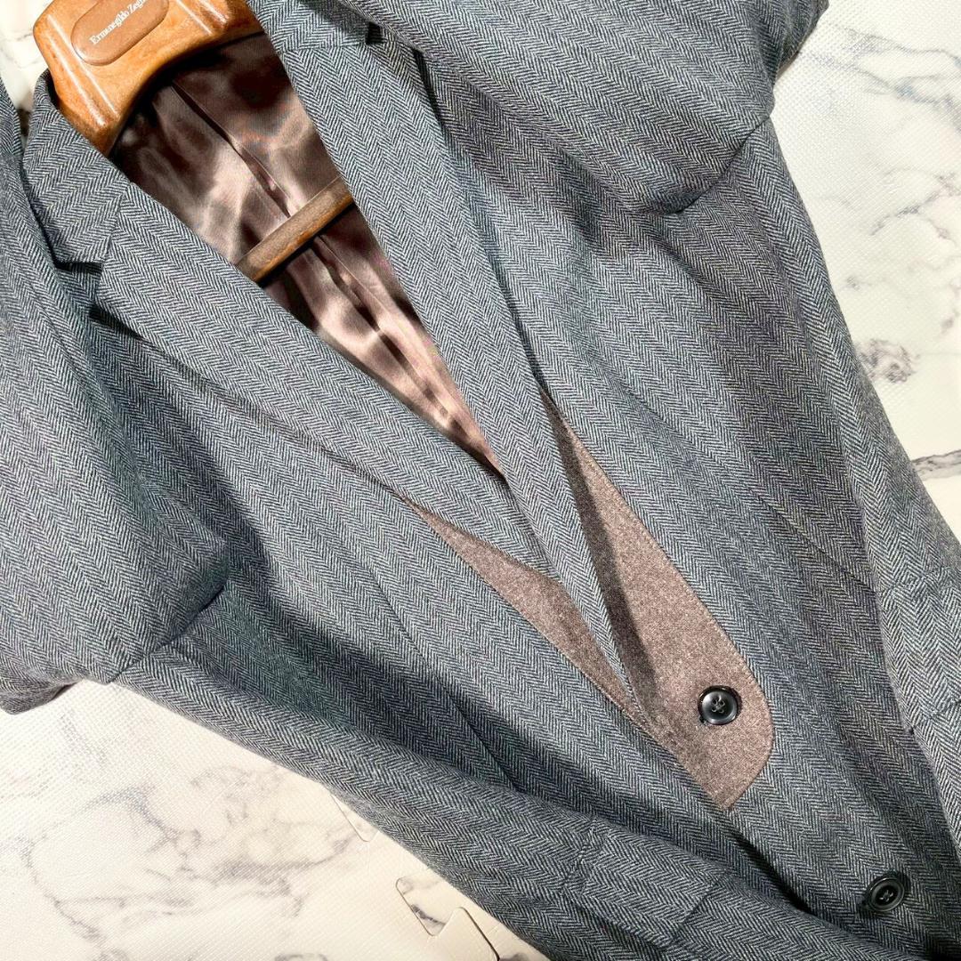 ✨極美品✨(L) Kolor テーラード ウール アルパカ ヘリンボーン