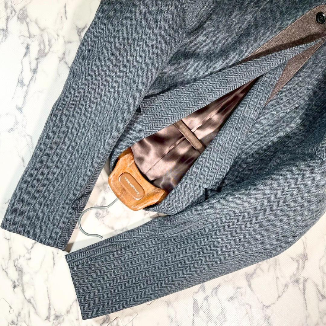 ✨極美品✨(L) Kolor テーラード ウール アルパカ ヘリンボーン