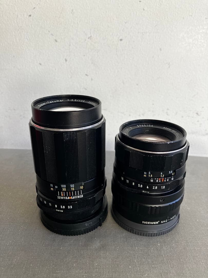 【セット】Takumar 55mm f1.8 マウントアダプター付