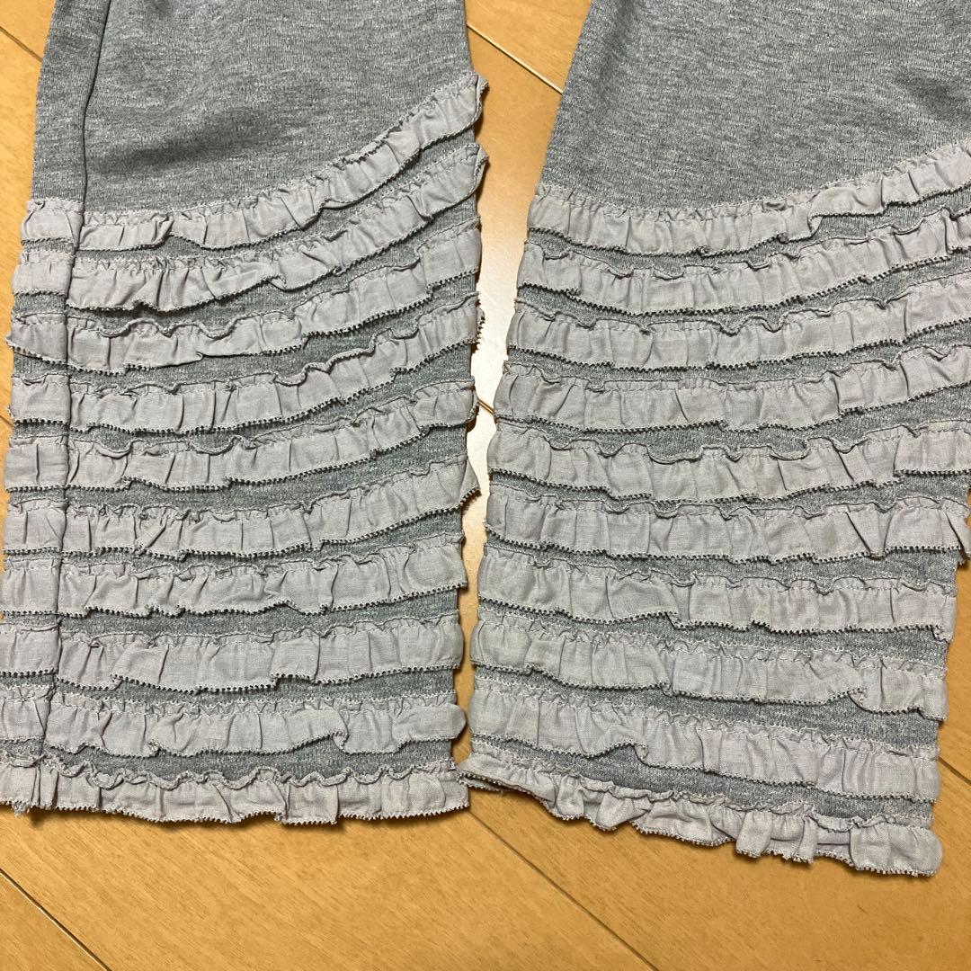新品未使用　タグ付き　ピンクハウス 裾ピコフリルレギンス　グレー