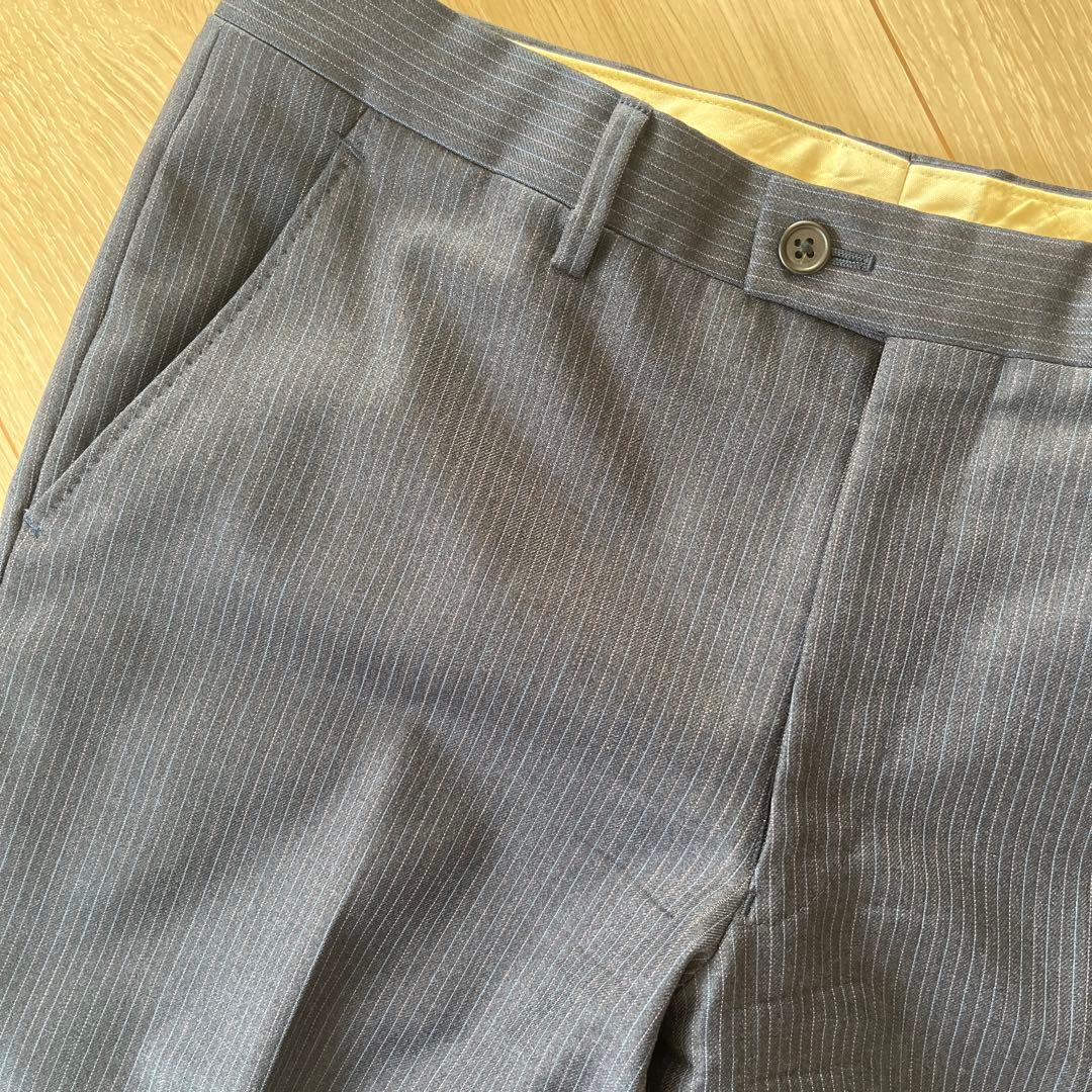 極美品　Paul Smith セットアップゼニアネイビー　ストライプ　 L 現行