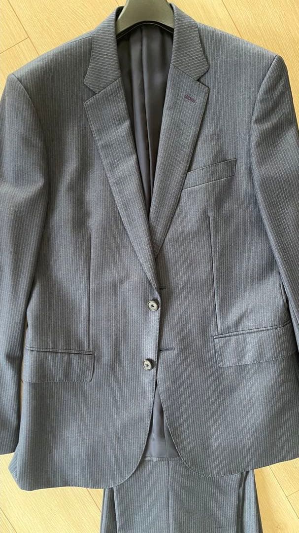 極美品　Paul Smith セットアップゼニアネイビー　ストライプ　 L 現行