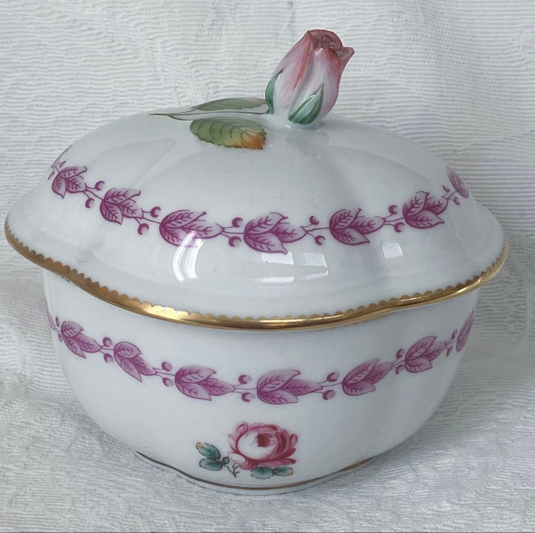 アンティークローズ　菓子入れ　リチャードジノリ