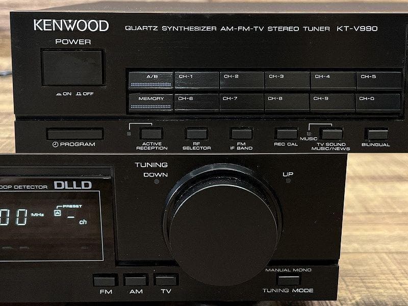 現状渡し 定価59,800円 ケンウッド KT-V990 ステレオ チューナー