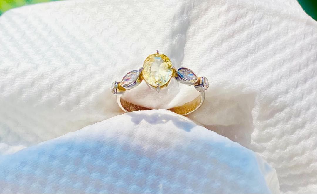 リング - イエローサファイアリング Yellow Sapphire Ring