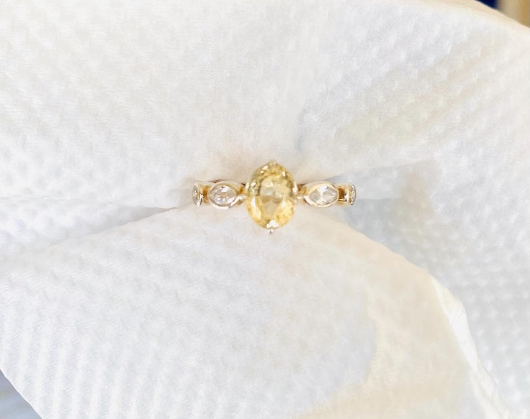 リング - イエローサファイアリング Yellow Sapphire Ring