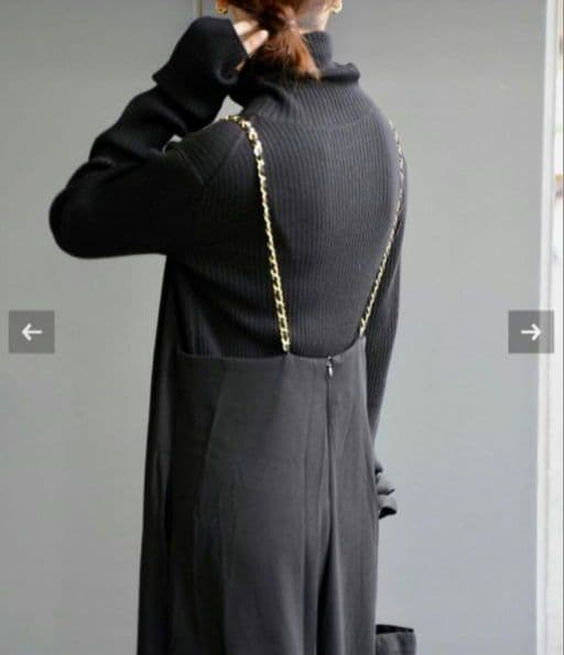 DEUXIEME CLASS ジャンプスーツ　チェーン