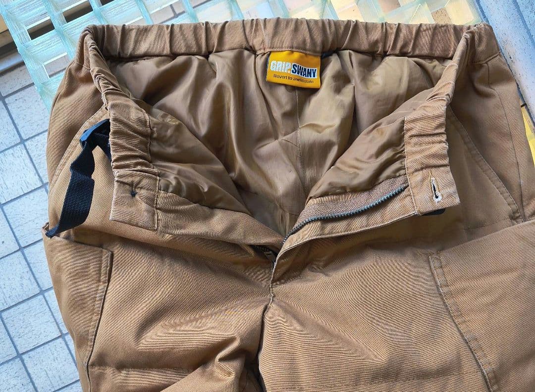 ♠seaグリップスワニー】gripSWANY　ダウンキャンプパンツ　極暖