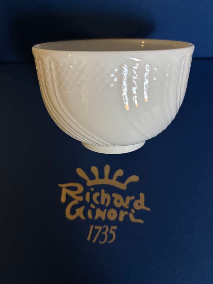 【未使用】リチャードジノリベッキオホワイト　湯呑5個セット
