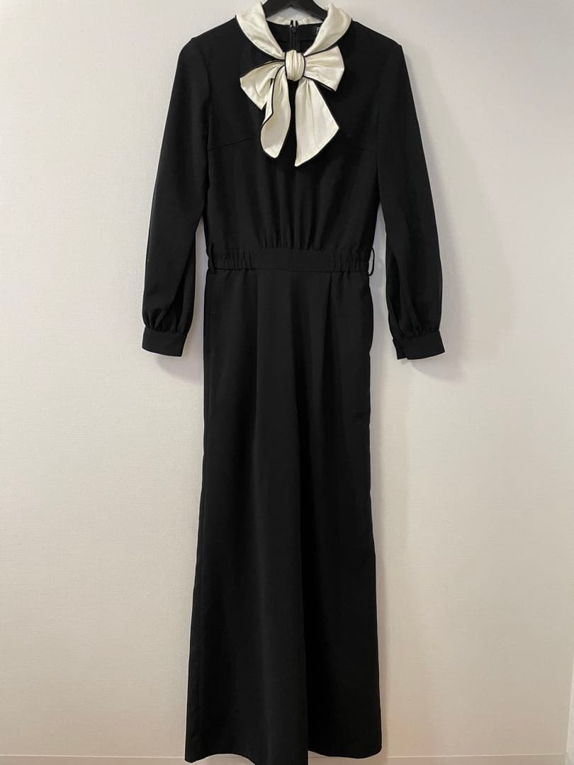 サロペット・オーバーオール・オールインワン PAMEO POSE BOW COLLAR JUMPSUIT