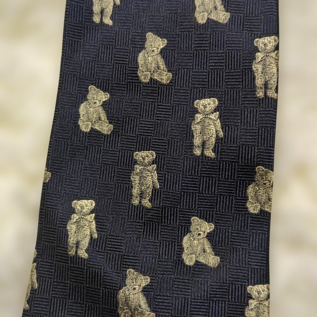 CHAPS RALPH LAUREN ネクタイ　ポロベア　総柄　日本製