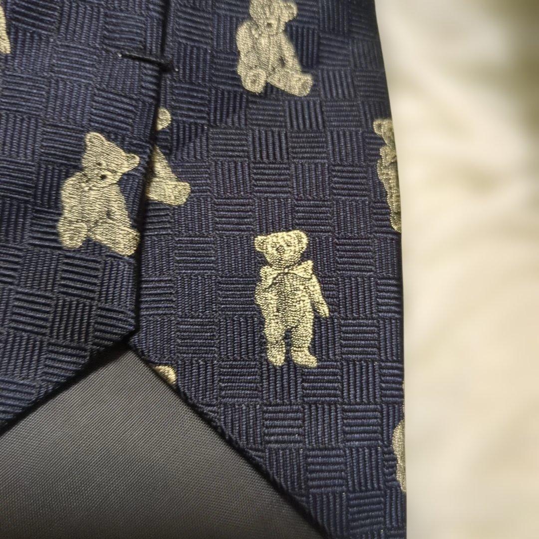 CHAPS RALPH LAUREN ネクタイ　ポロベア　総柄　日本製