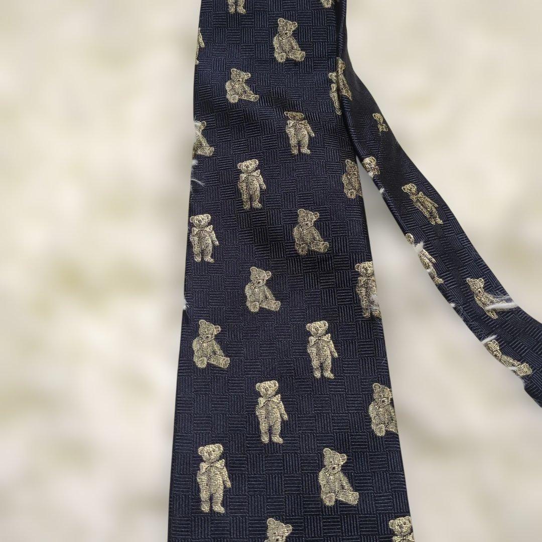 CHAPS RALPH LAUREN ネクタイ　ポロベア　総柄　日本製