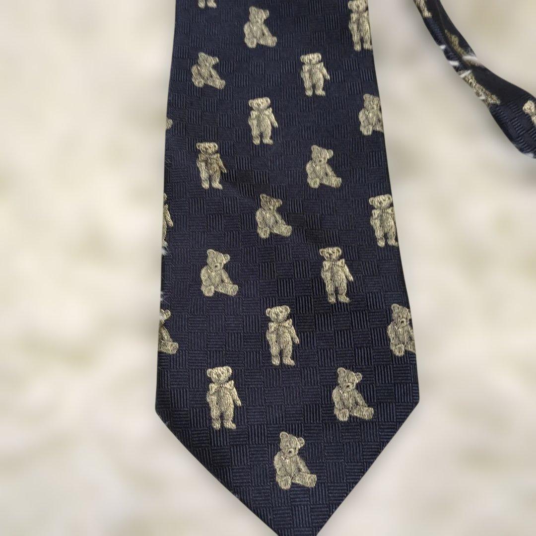 CHAPS RALPH LAUREN ネクタイ　ポロベア　総柄　日本製