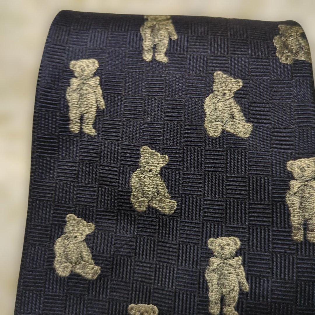 CHAPS RALPH LAUREN ネクタイ　ポロベア　総柄　日本製