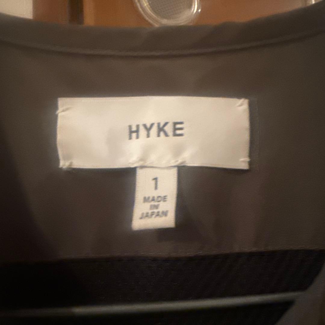 HYKE ボアロングコート サイズ1 オリーブ