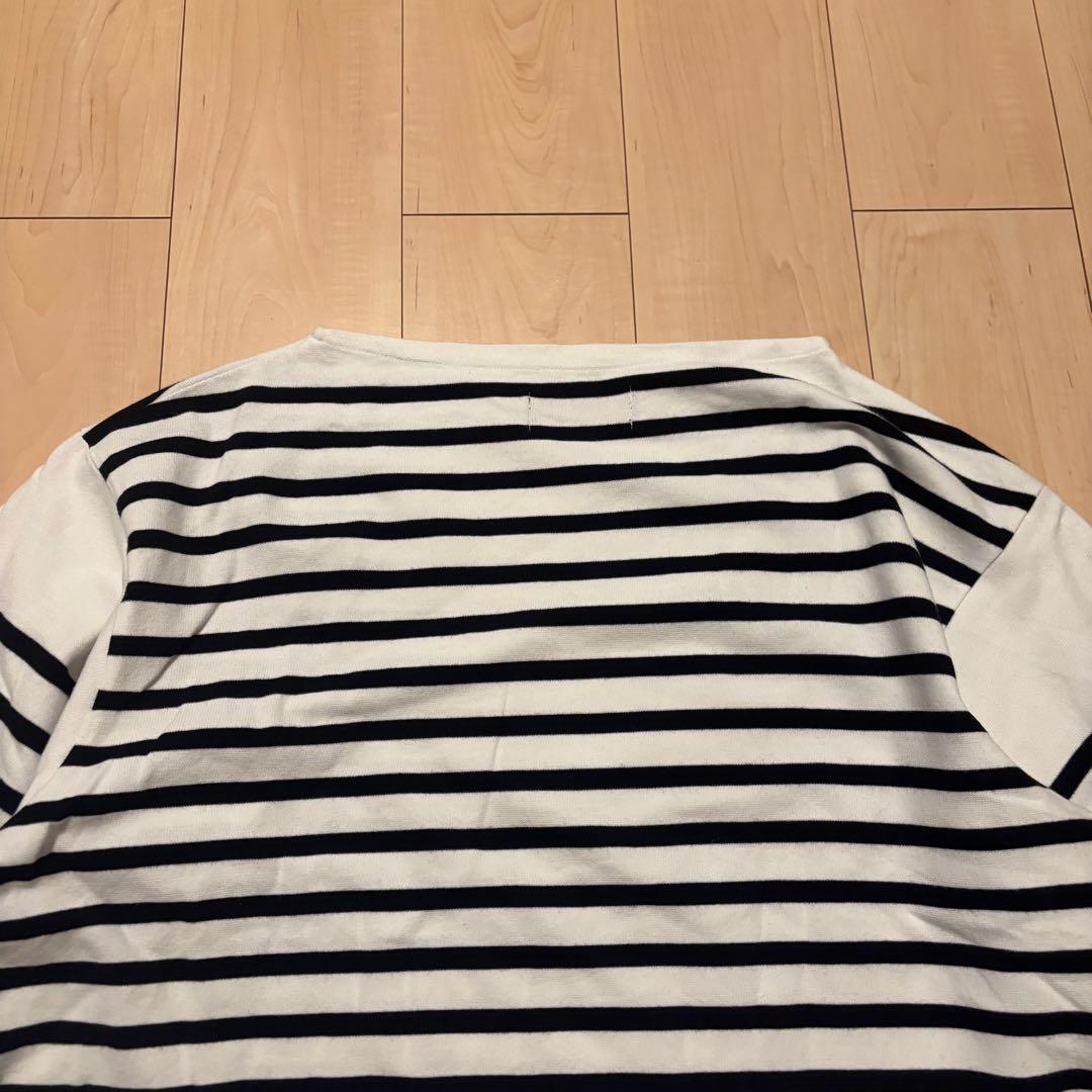 OUTIL ウティ バスクシャツ サイズ3 ボーダー 白黒 フランス製