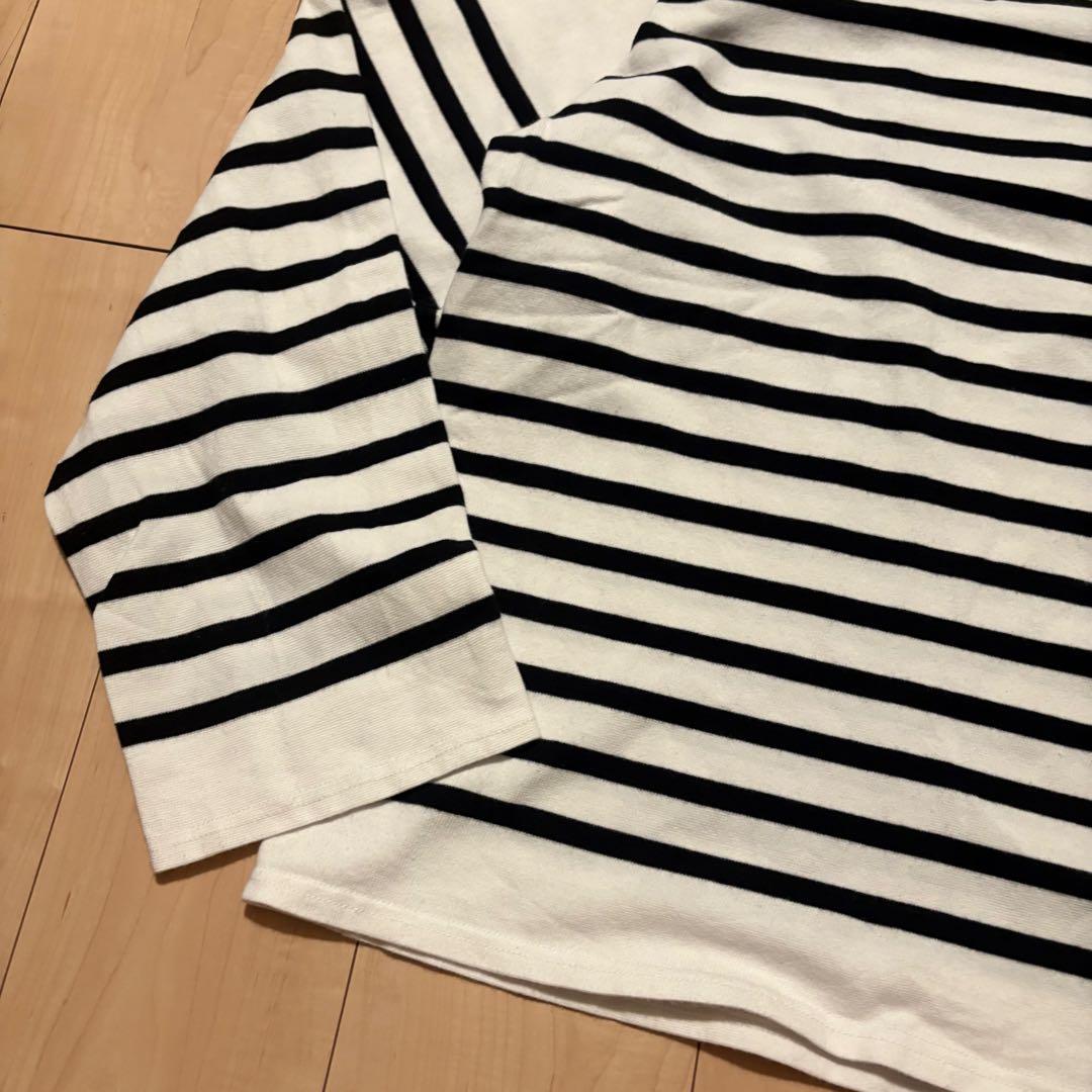 OUTIL ウティ バスクシャツ サイズ3 ボーダー 白黒 フランス製