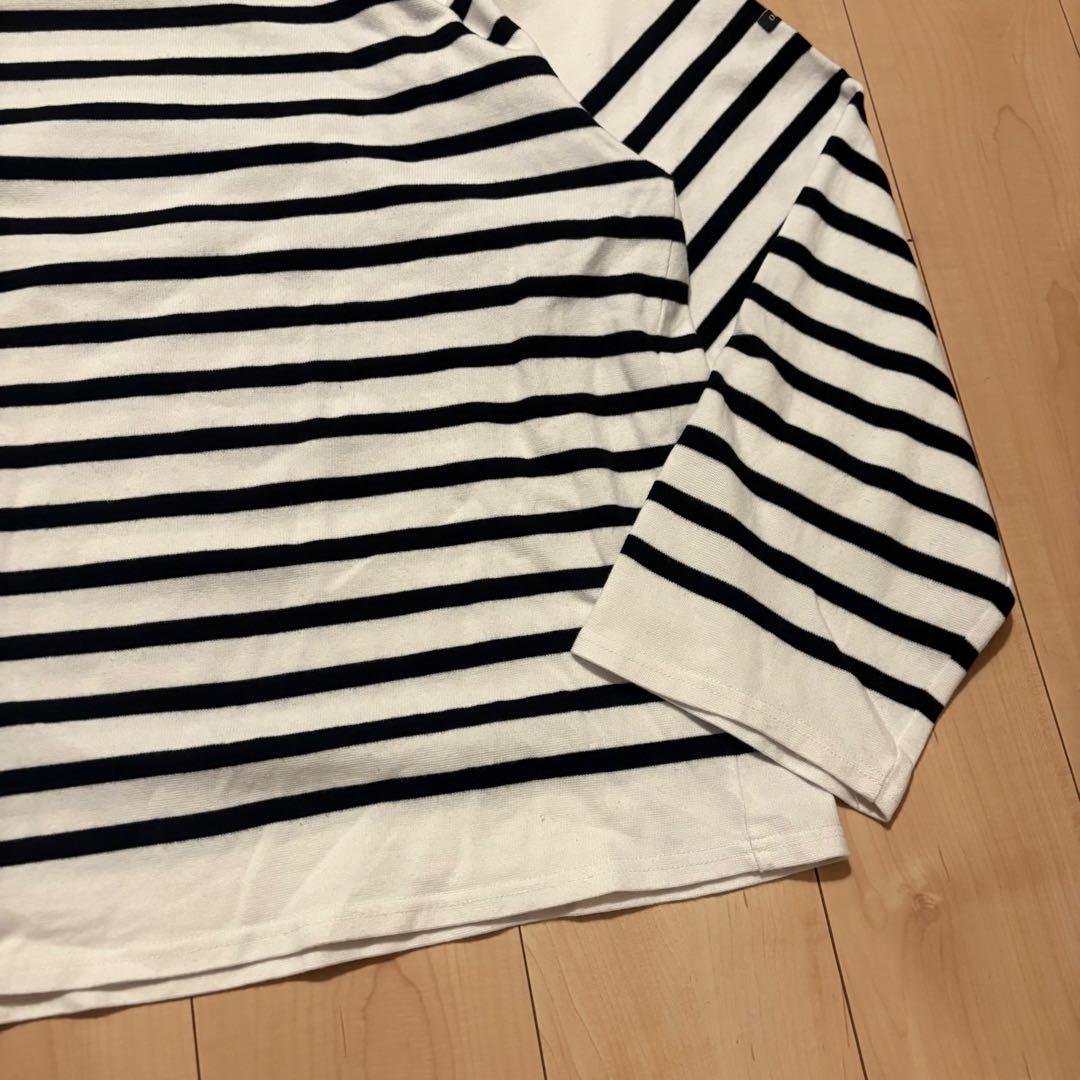OUTIL ウティ バスクシャツ サイズ3 ボーダー 白黒 フランス製