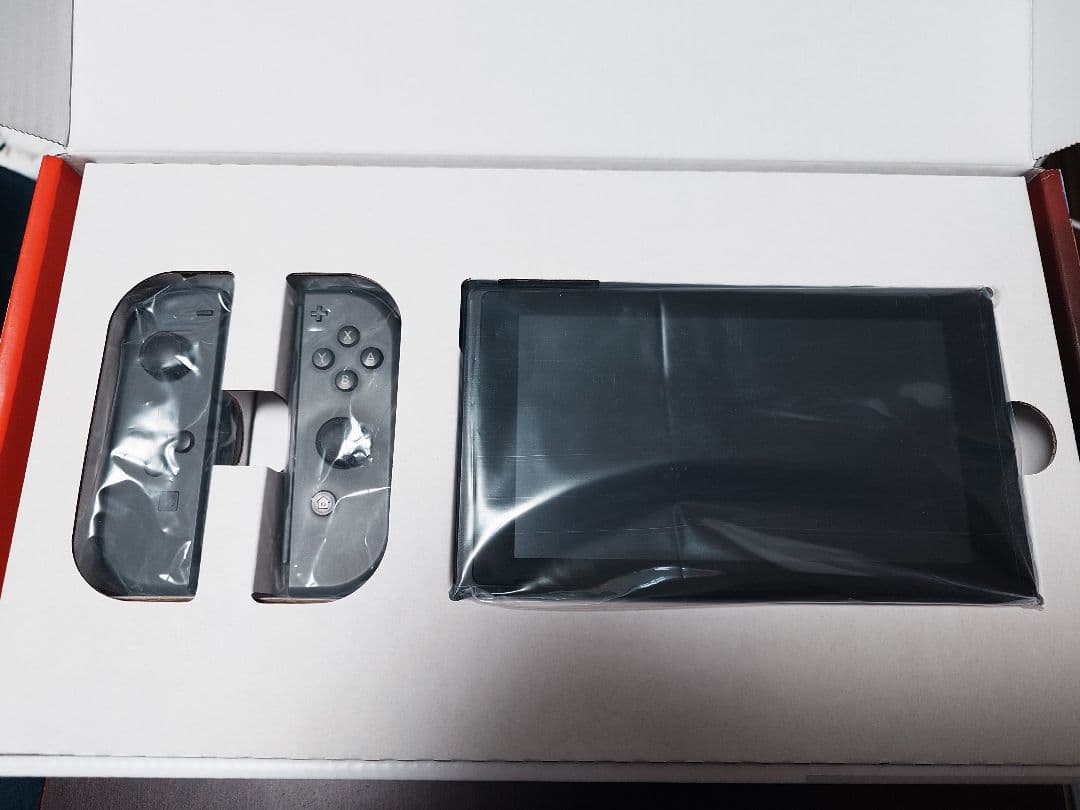 Nintendo Switch 本体 グレー　バッテリー強化版　SDカード付き