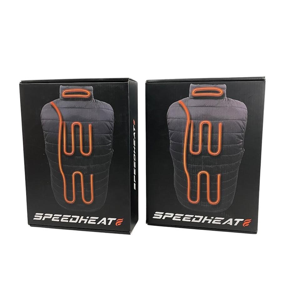 新品・2着セット●スピードヒート●温熱ベスト メンズ・レディース ヒーターベスト