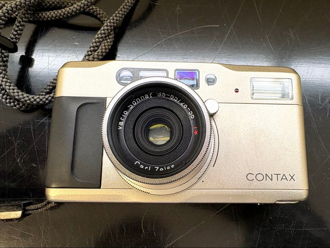 CONTAX Tvs シルバー コンパクトカメラ データバック