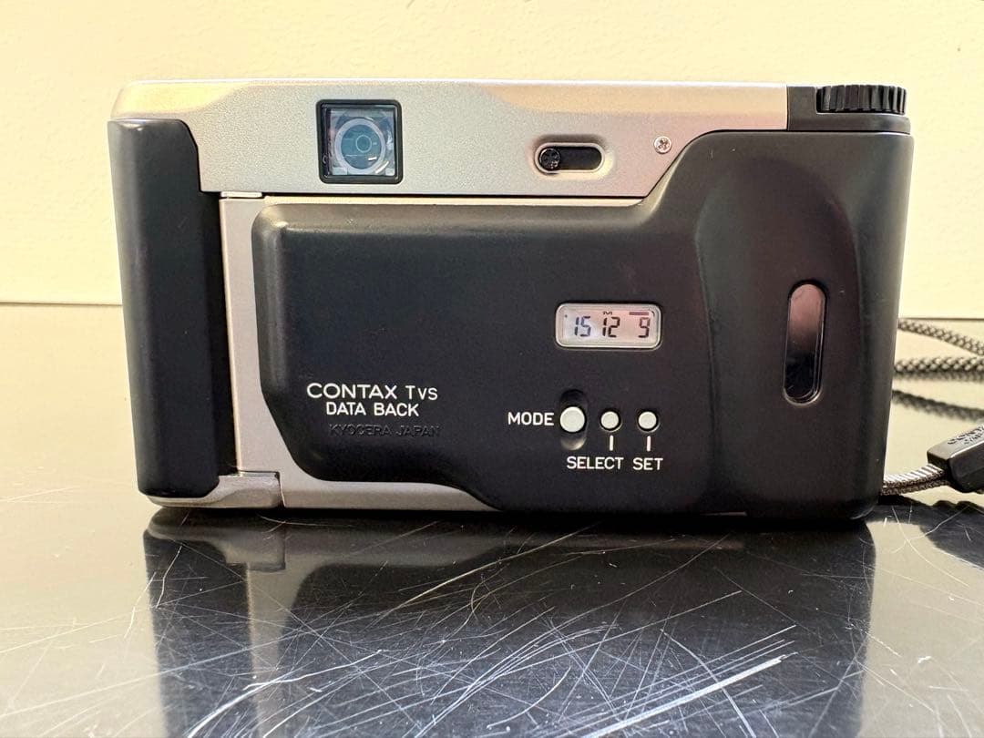 CONTAX Tvs シルバー コンパクトカメラ データバック