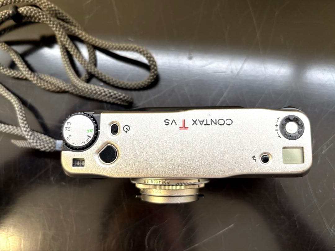 CONTAX Tvs シルバー コンパクトカメラ データバック