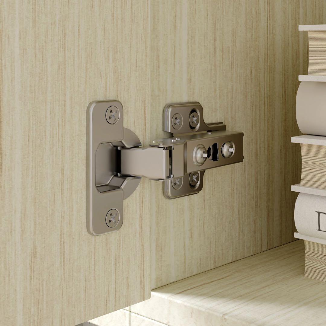 キューブボックス 4種セット 収納棚 扉付き 自由連結可能 幅40cm ホワイト