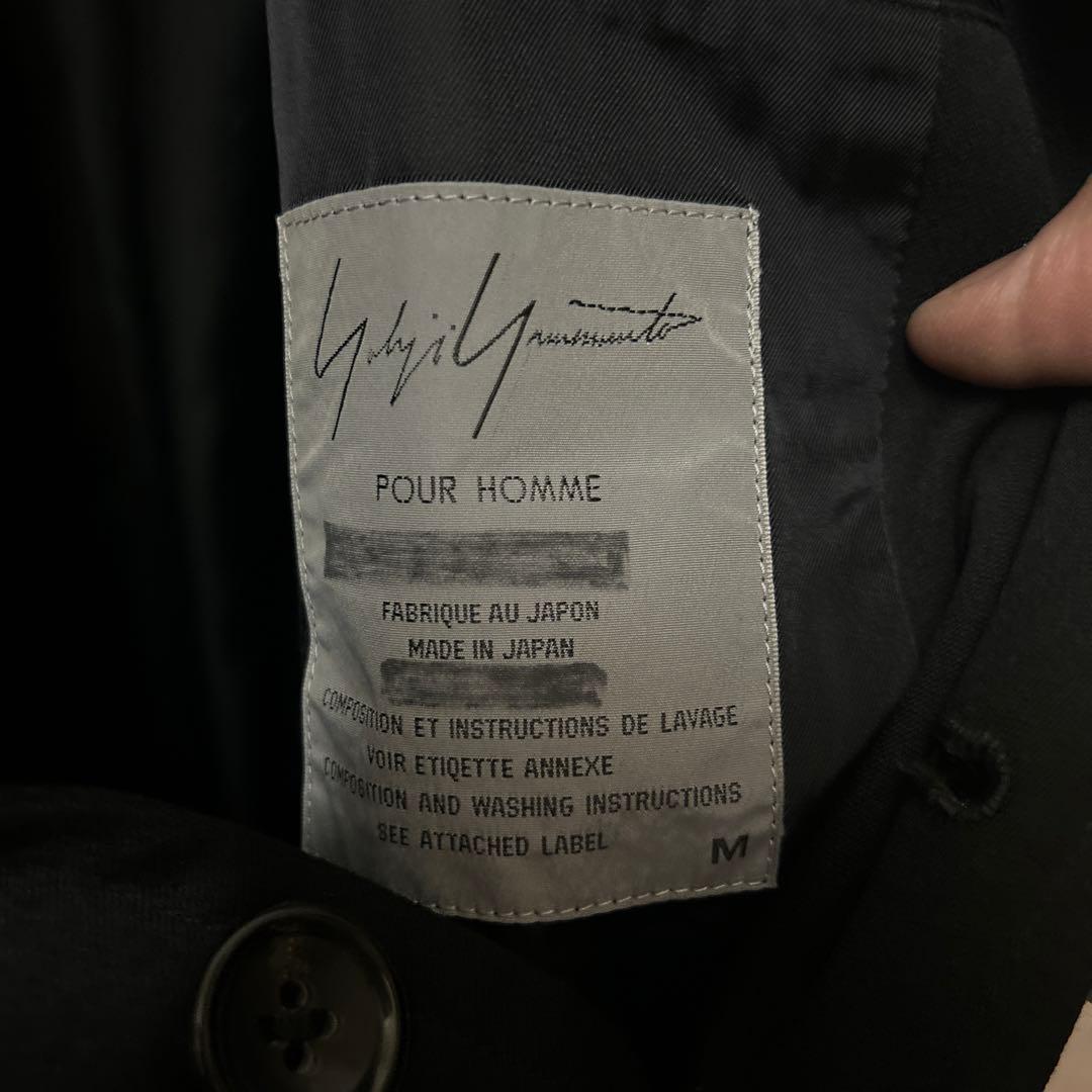 Yohji Yamamoto チェスターコート M 黒