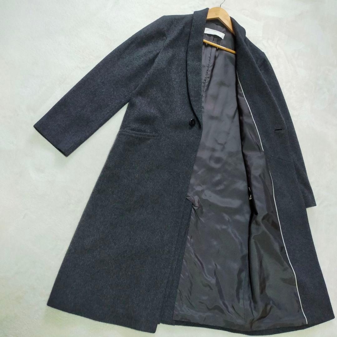 美品　カシミヤ100%　GALERIE VIE　ショールカラー　チェスターコート