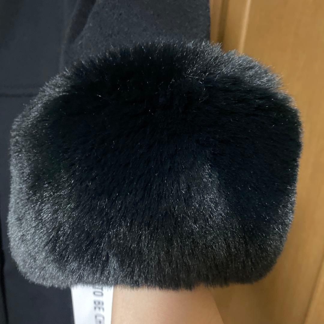 タグ付新品未使用♡tobechic大きいサイズ44♡ウールスタンドカラーコート