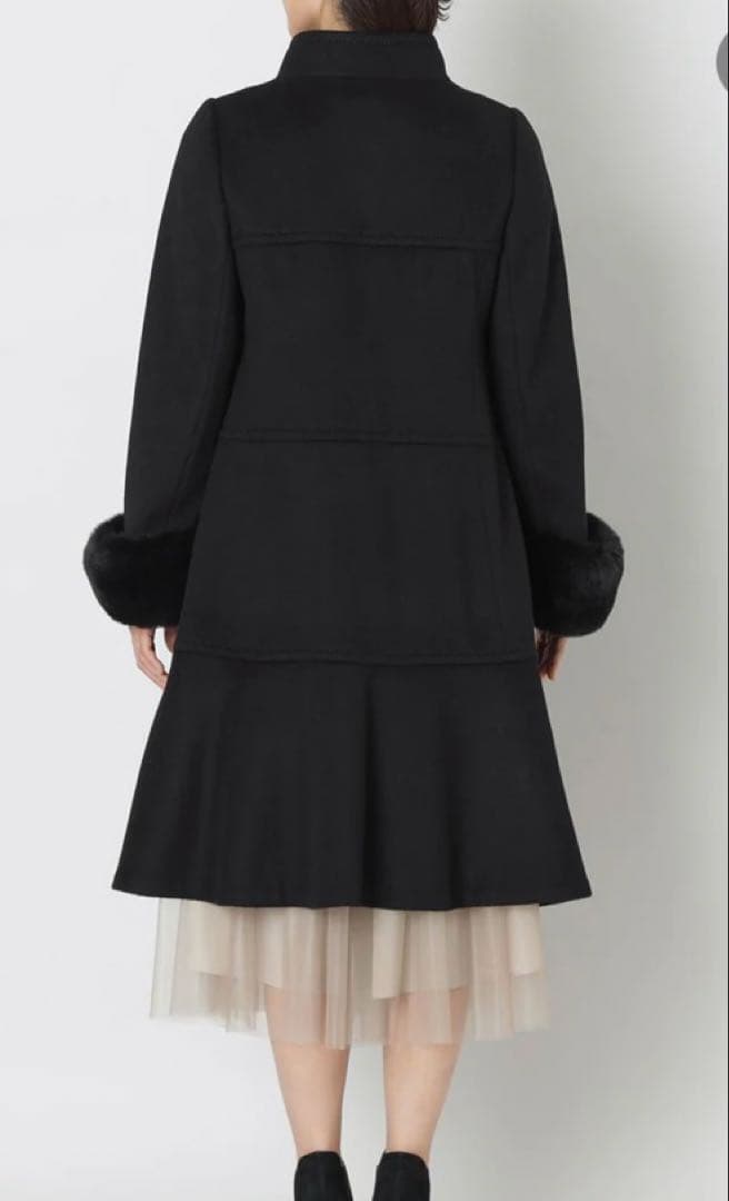 タグ付新品未使用♡tobechic大きいサイズ44♡ウールスタンドカラーコート