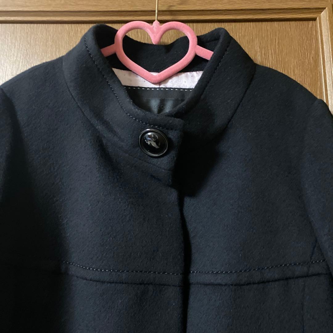 タグ付新品未使用♡tobechic大きいサイズ44♡ウールスタンドカラーコート