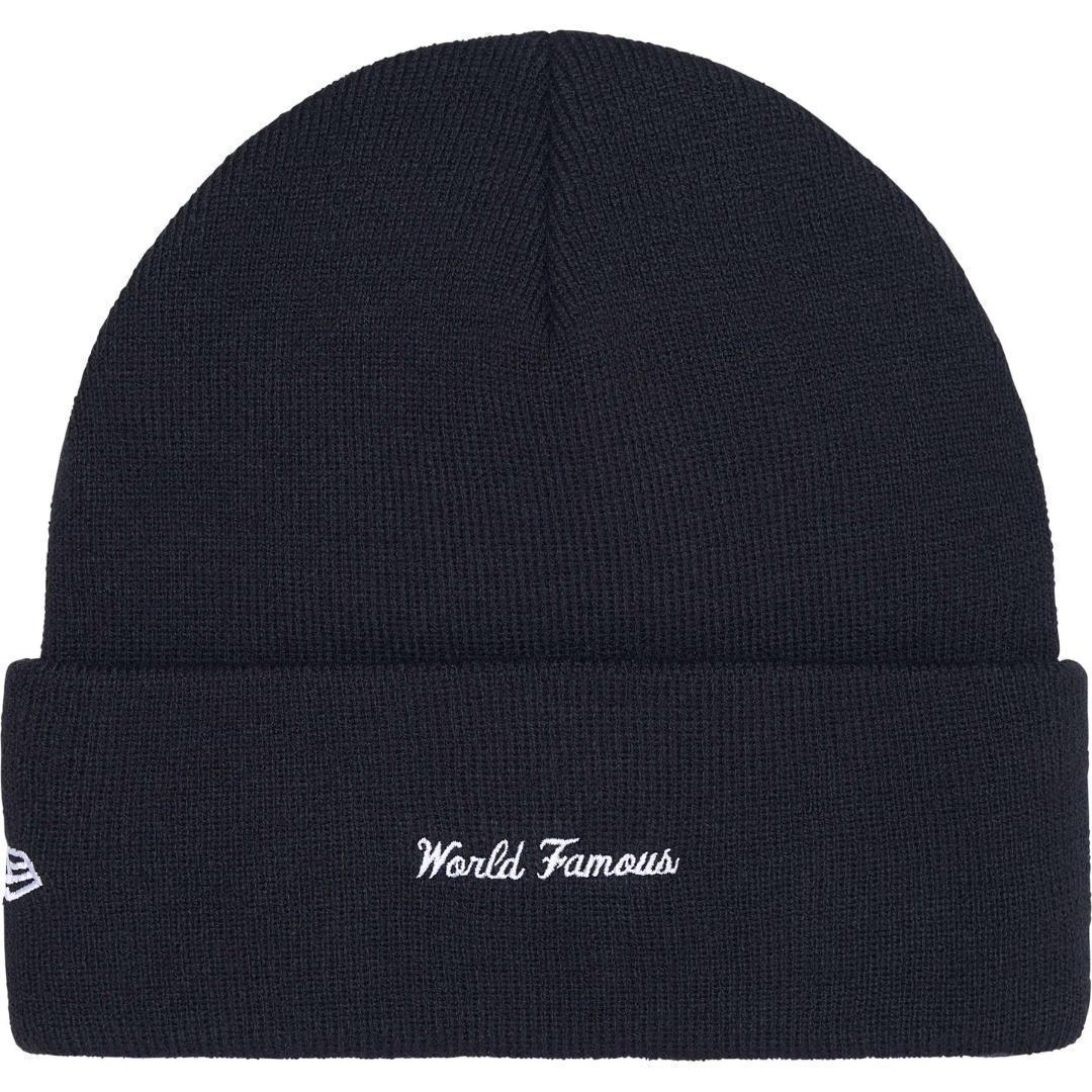 Supreme ビーニー シュプリーム Box Logo Beanie ネイビー