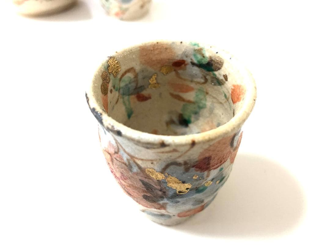 【大人気・作家】 和田一人 作品名「花吹雪」 酒器セット 半酒器 徳利 お猪口