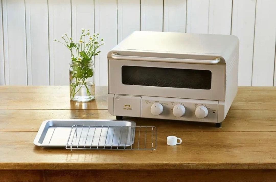 新品 BRUNO スチーム＆ベイクトースター グレージュ オーブントースター