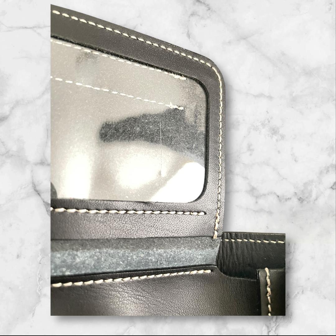 KC,s パイソン 二つ折り財布 バイソンコンチョ 本革 箱付