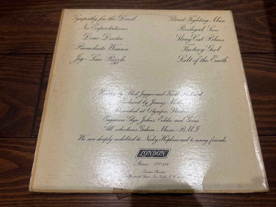 Rolling Stones Beggars Banquet レコード