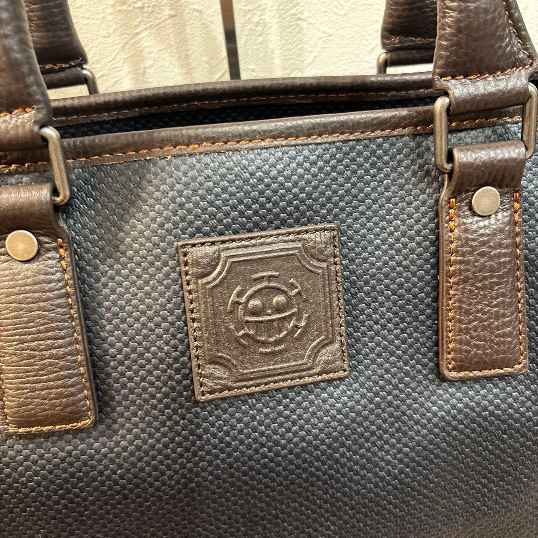 【新品☆未使用】松右衛門帆 ビジネストートバッグ オールレザー 大容量 ネイビー