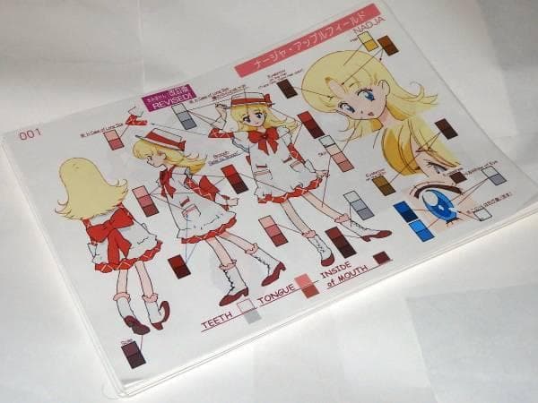 ★設定資料　明日のナージャ　中澤一登/あゆみゆい/東堂いづみ先生/東映動画